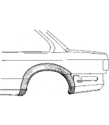 VAN WEZEL - 0623146 - Арка крыла BMW: 3 (E30) 1982/09-1992/03 сзади справа